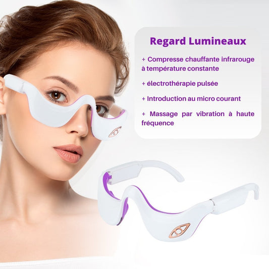 Regard Lumineux™ I Le masseur oculaire à micro-courant EMS transforme votre regard en un instant - Pepiderme Innovation